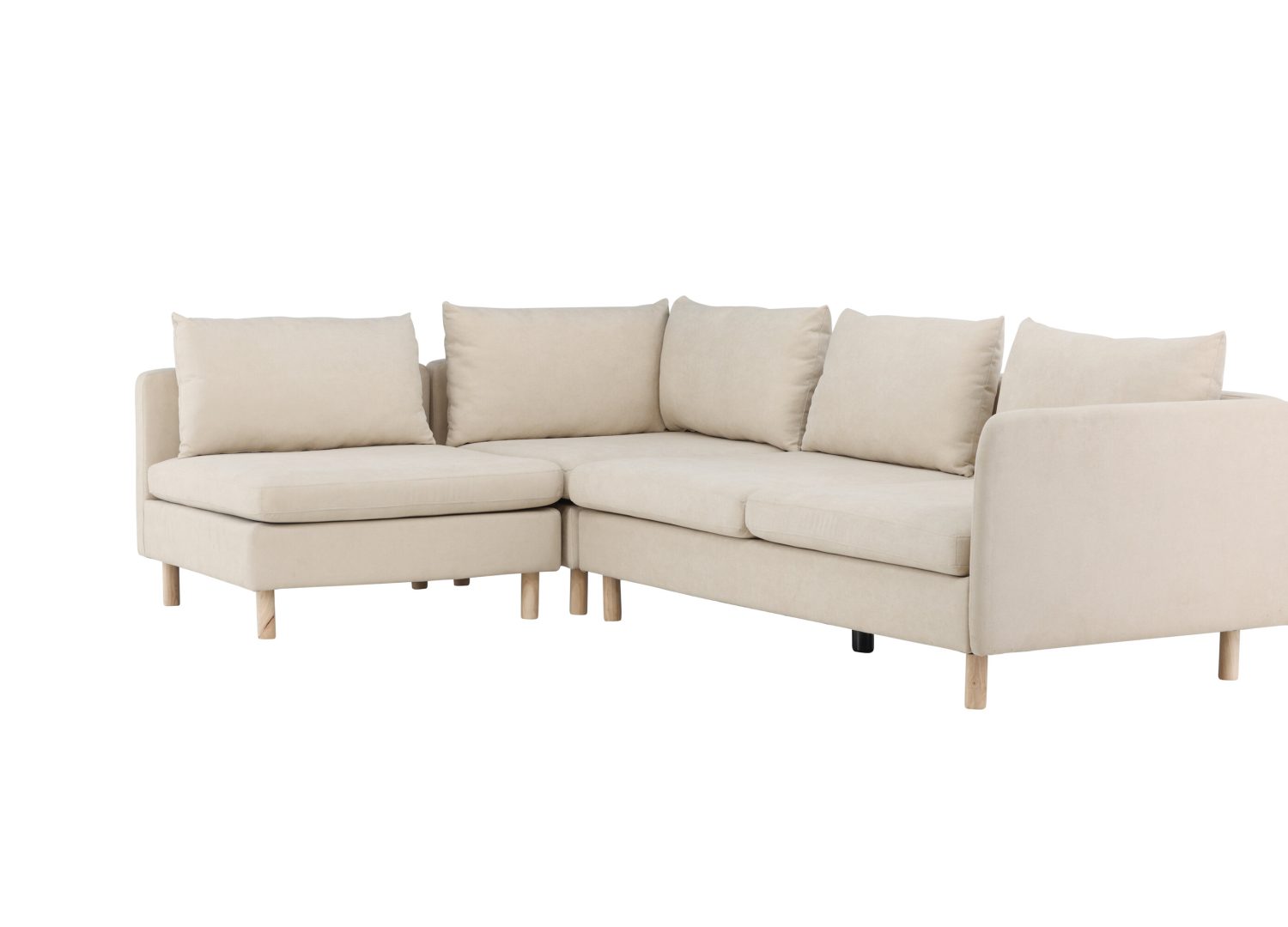 Détail du revêtement du canapé Zero beige