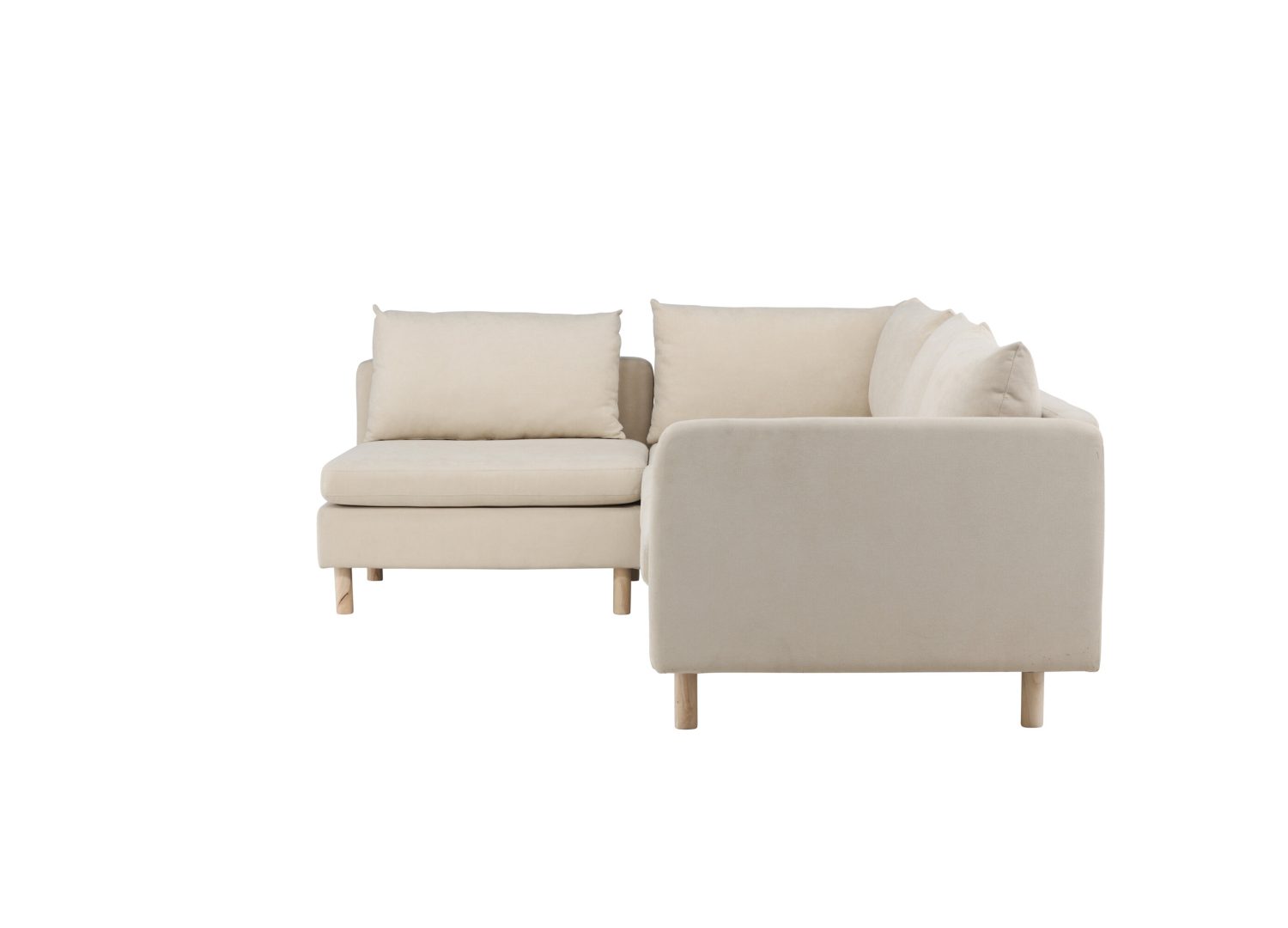 Vue produit du canapé Zero beige