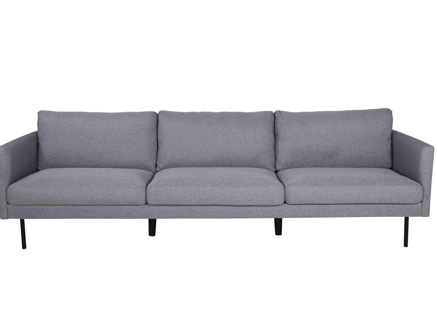 Vue détaillée du canapé Zoom gris
