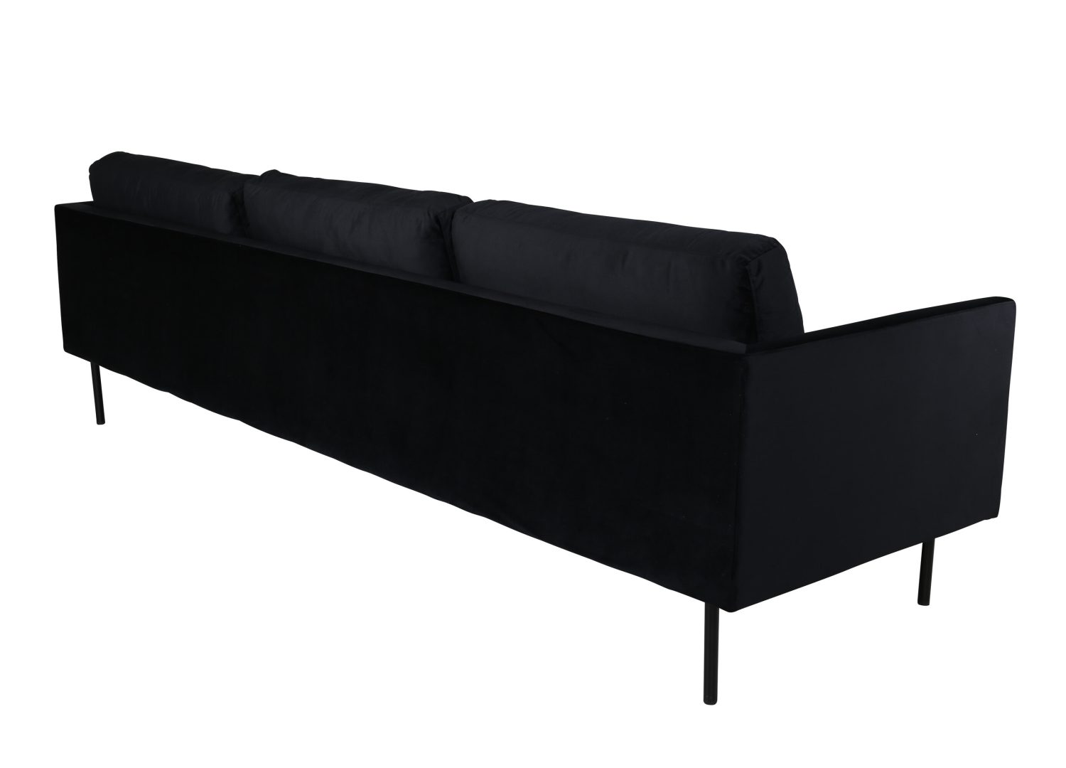 Vue produit du canapé Zoom noir