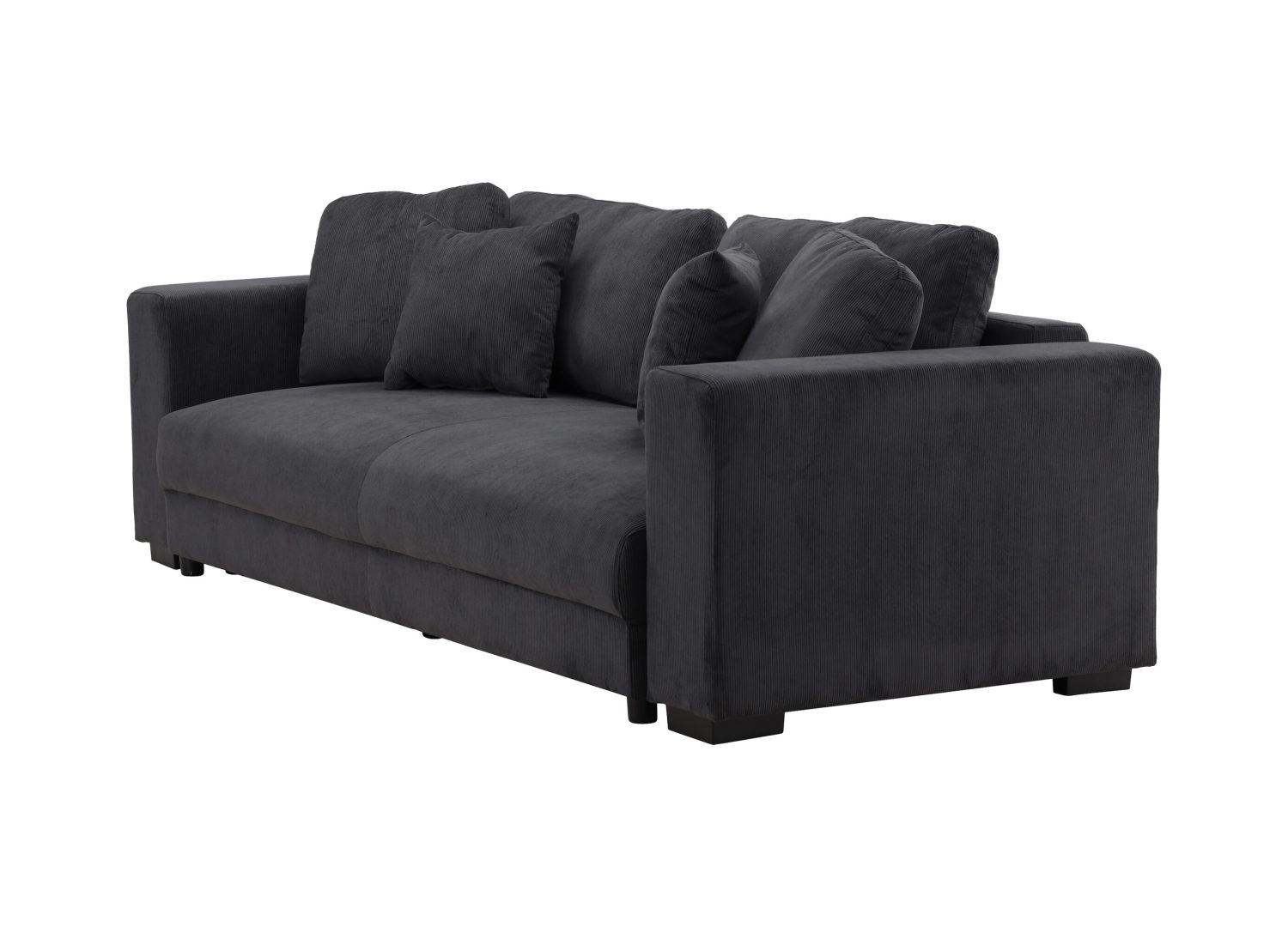 Détail du revêtement du canapé Bellman gris foncé