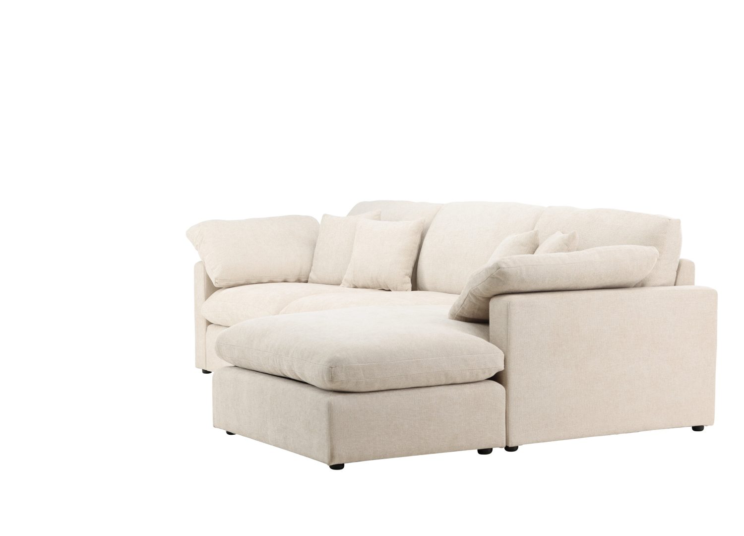 Détail du revêtement du canapé Amalfi beige