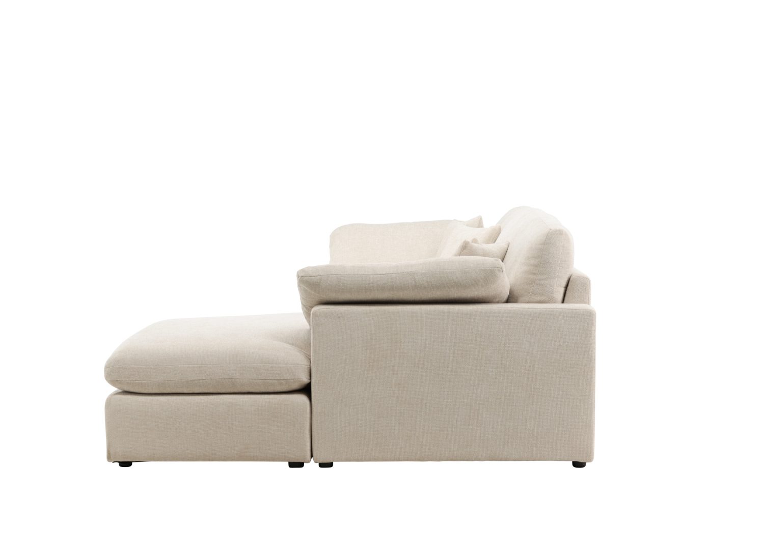 Vue produit du canapé Amalfi beige