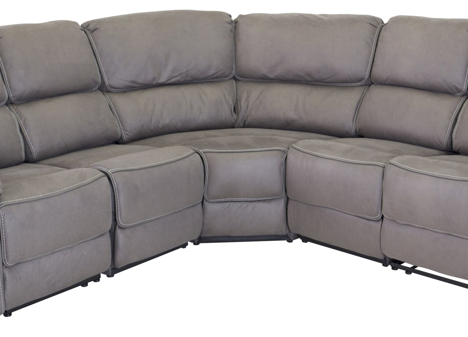 Vue produit du canapé Saranda gris