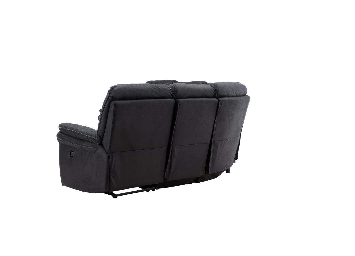 Vue produit du canapé Saranda noir