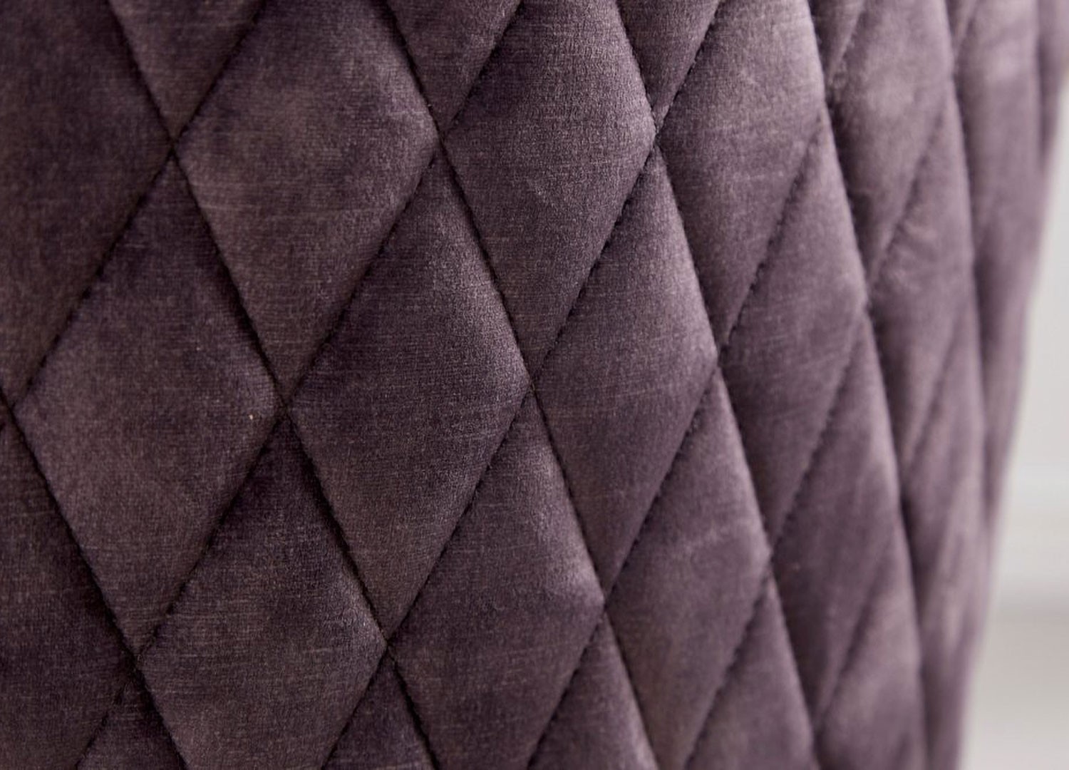 Chaise de bureau réglable en hauteur en velours gris foncé