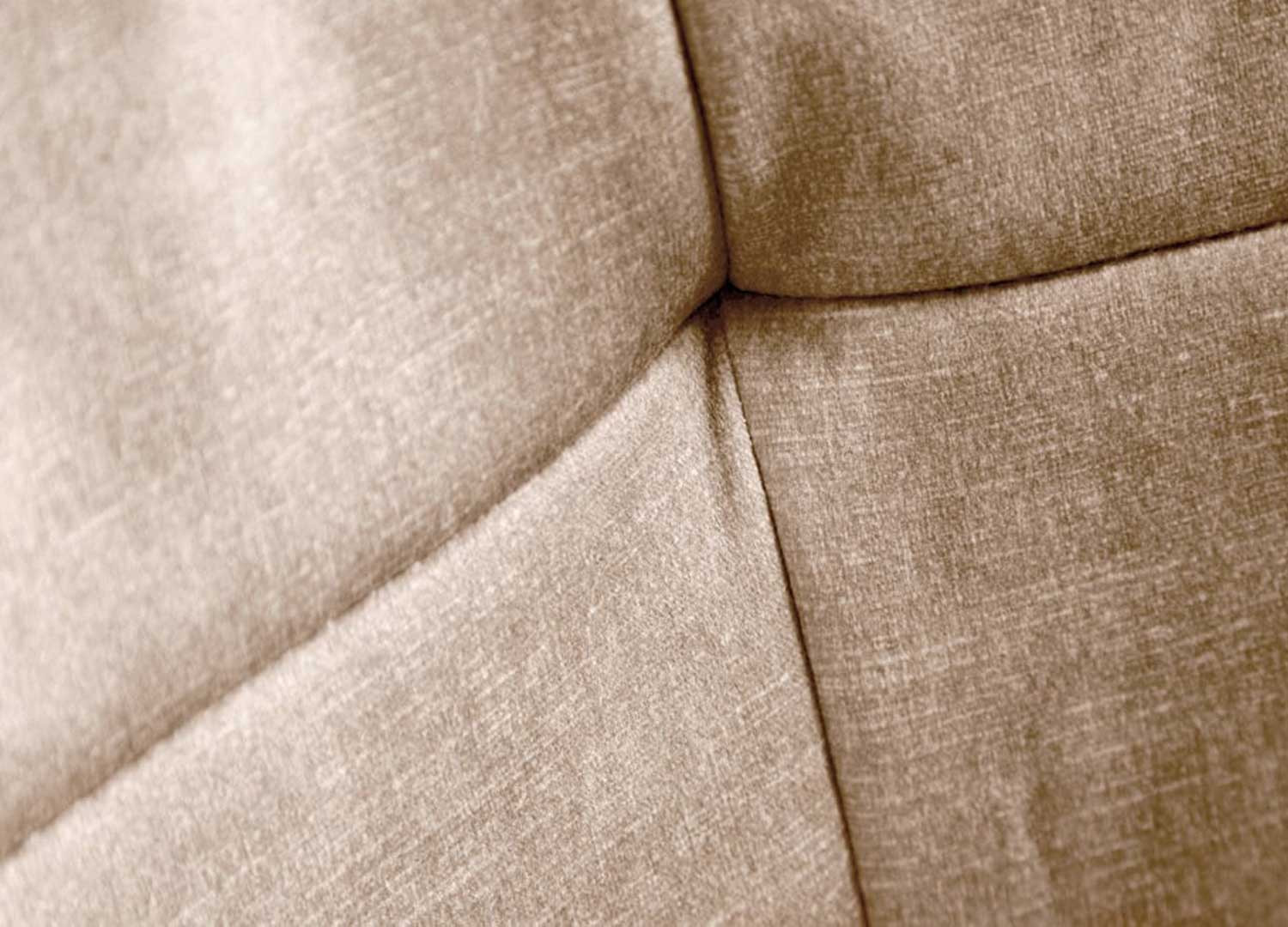 Chaise de bureau velours champagne grège Makoto