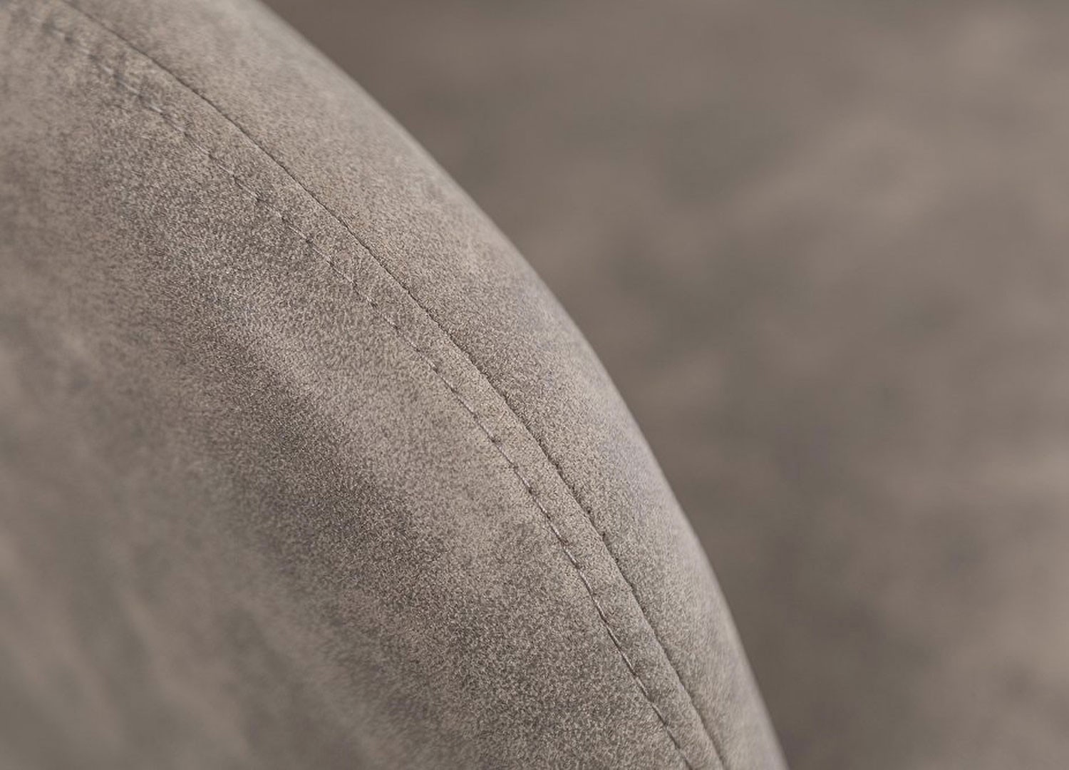 Chaise de bureau velours taupe