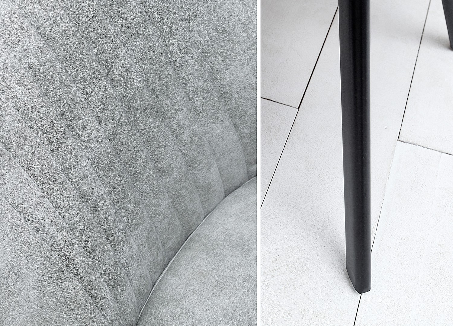 Chaise vintage avec accoudoirs et pieds métal noir
