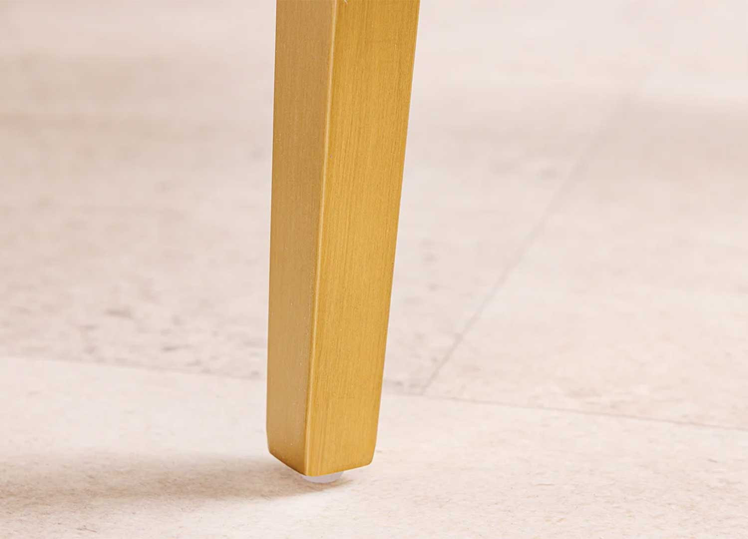 Chaises de salle à manger beige et doré Giada
