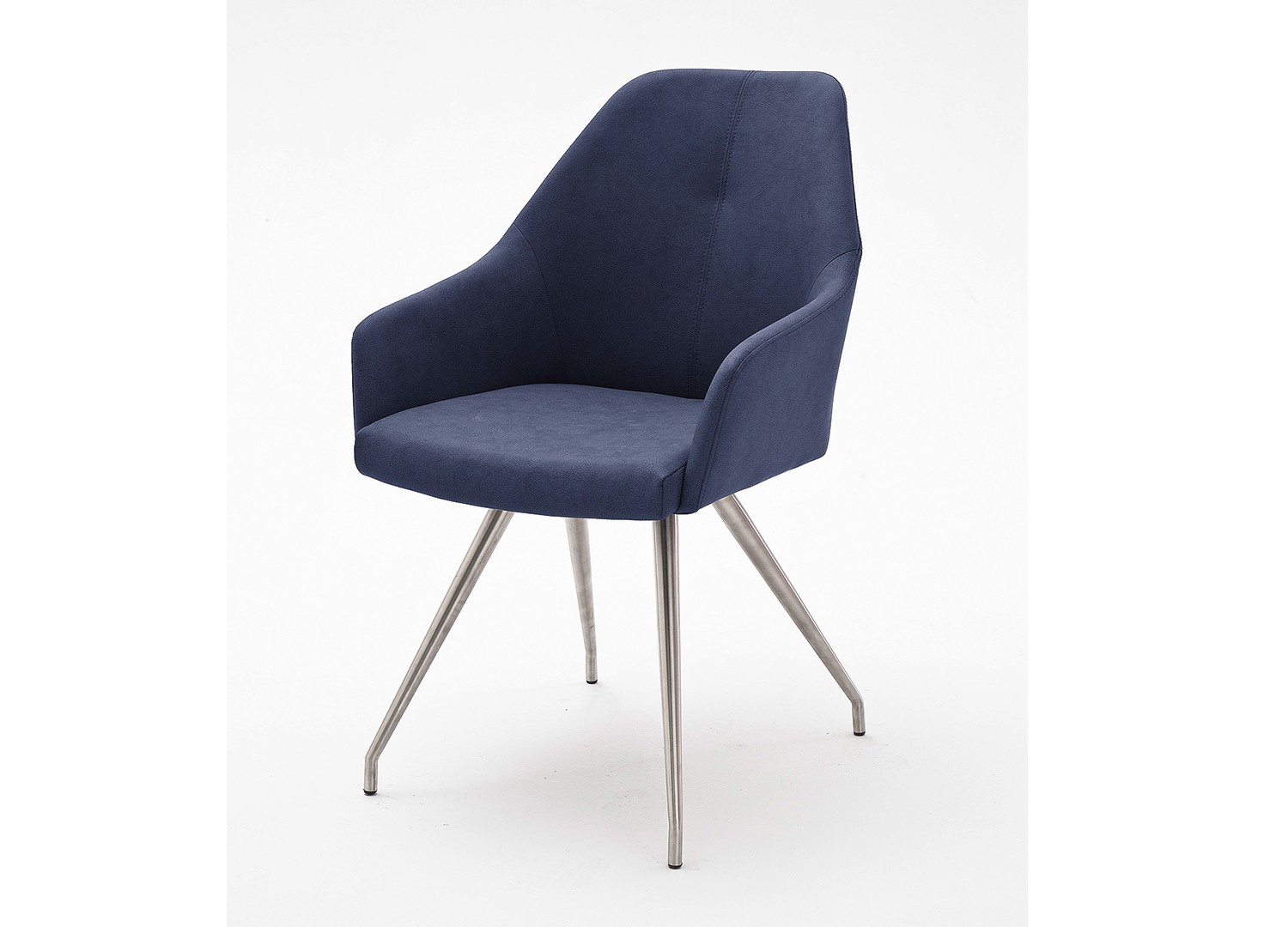 Chaises design simili cuir pied ovale conique
