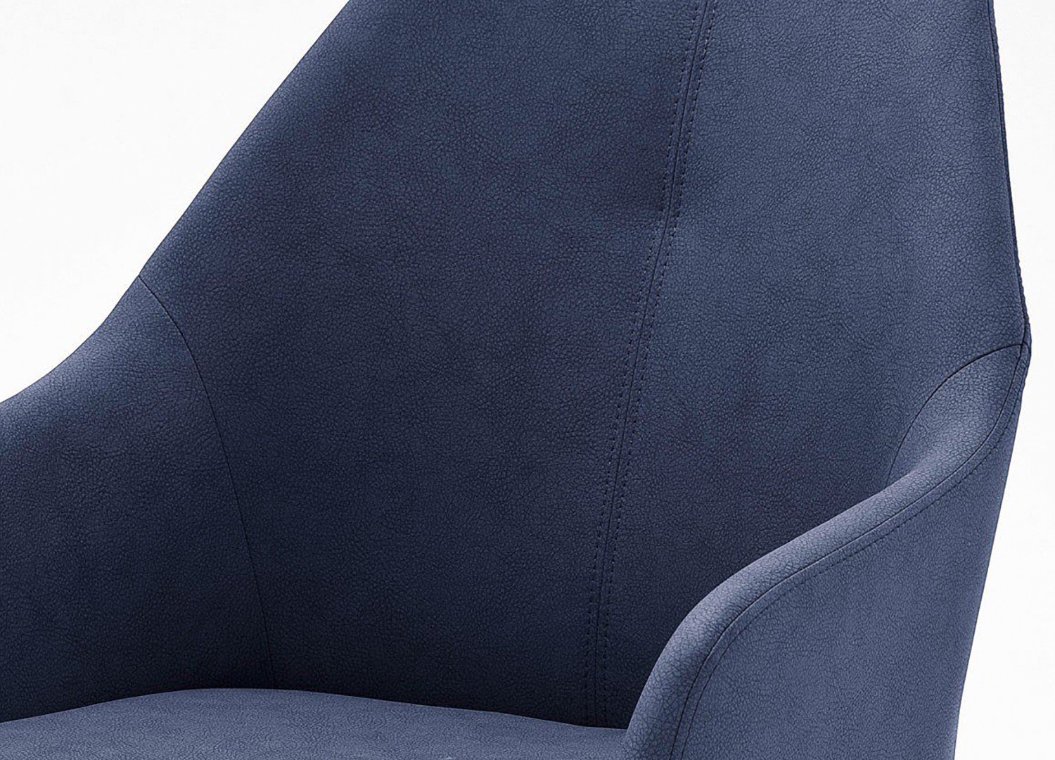 Chaises design simili cuir pied ovale conique