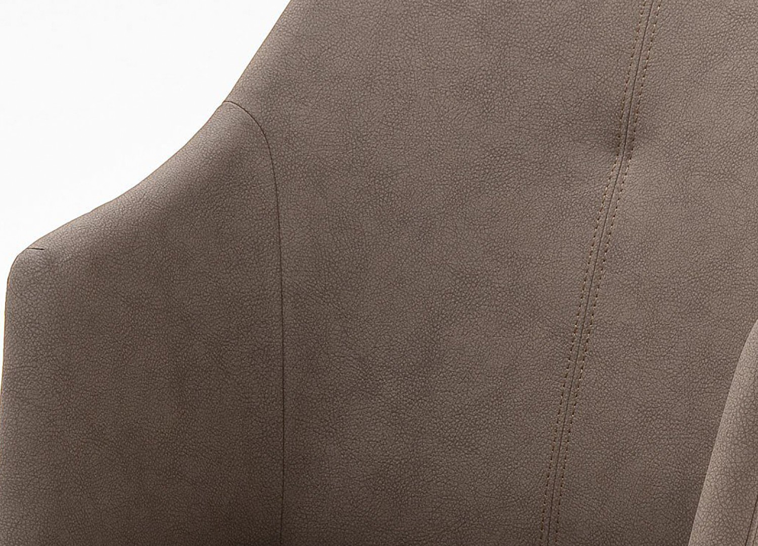 Chaises design simili cuir pied ovale conique