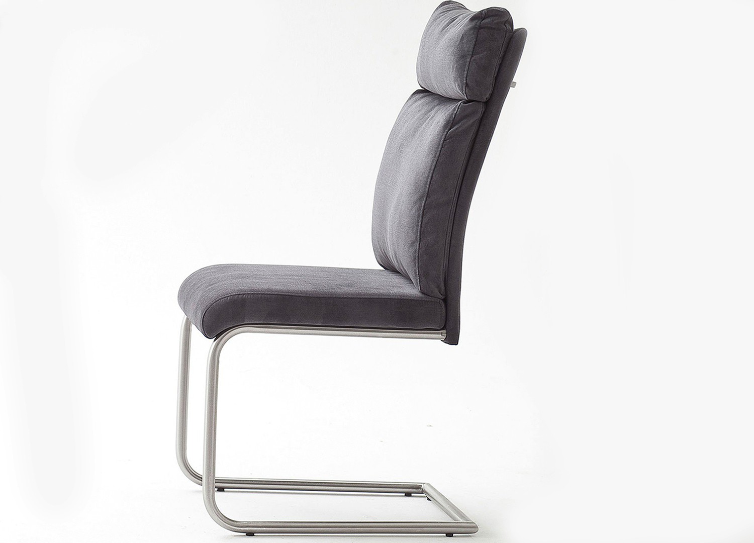 Chaises design tissu et acier
