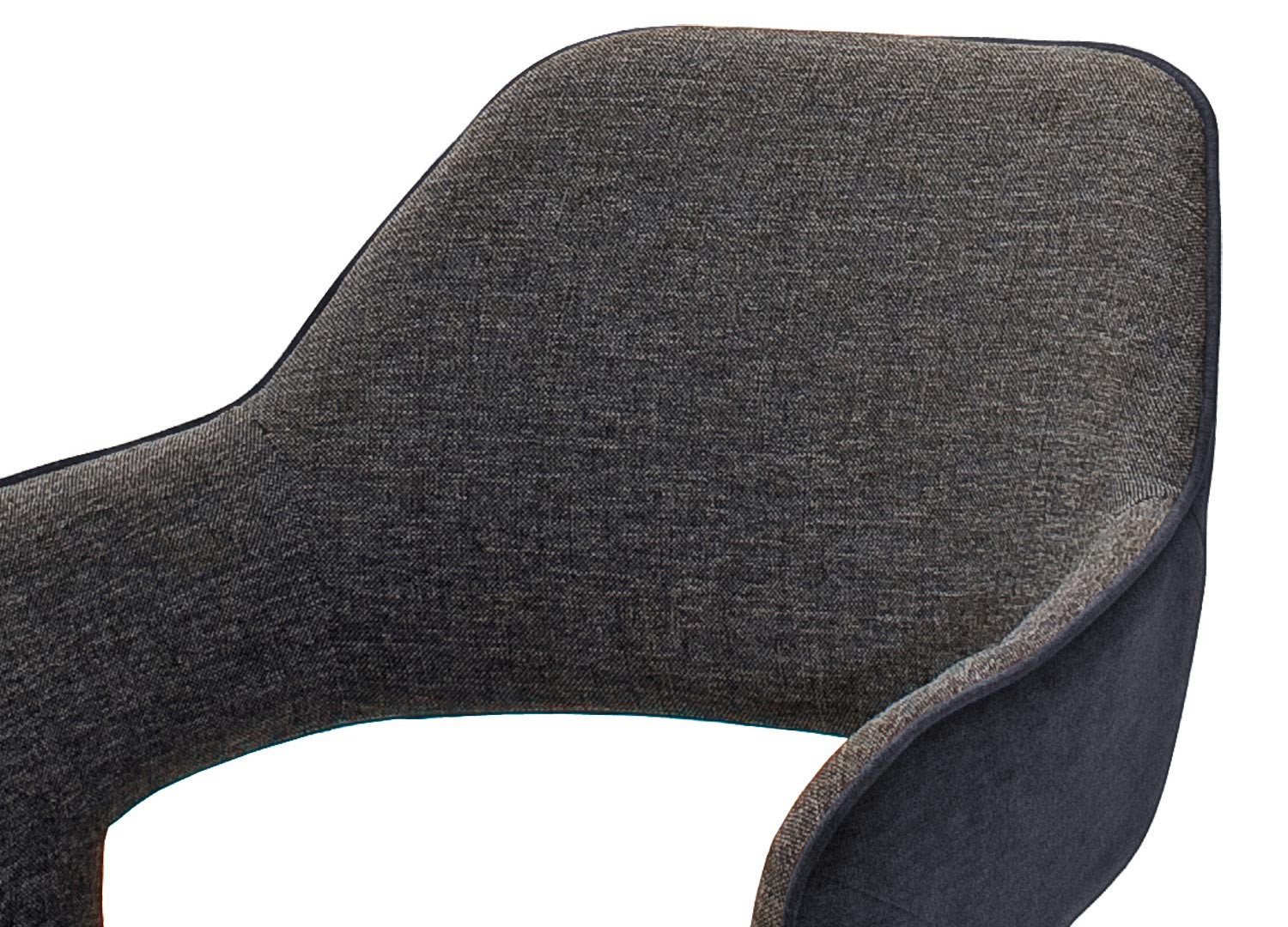 Chaises modernes avec accoudoirs pied luge