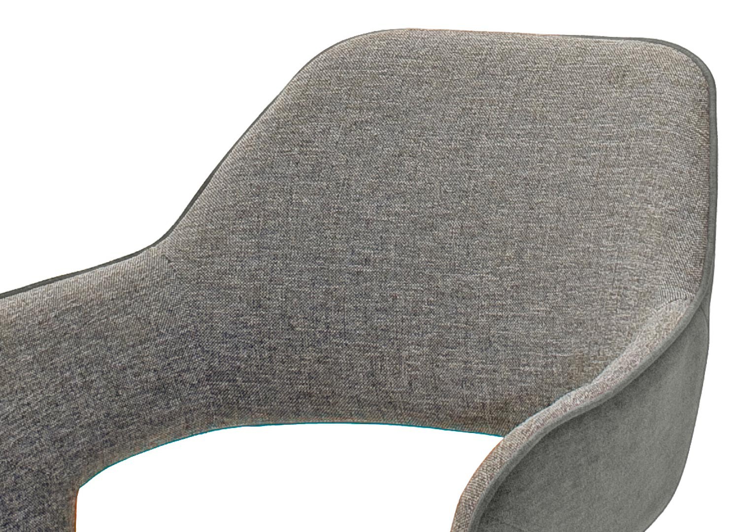 Chaises modernes avec accoudoirs pied luge