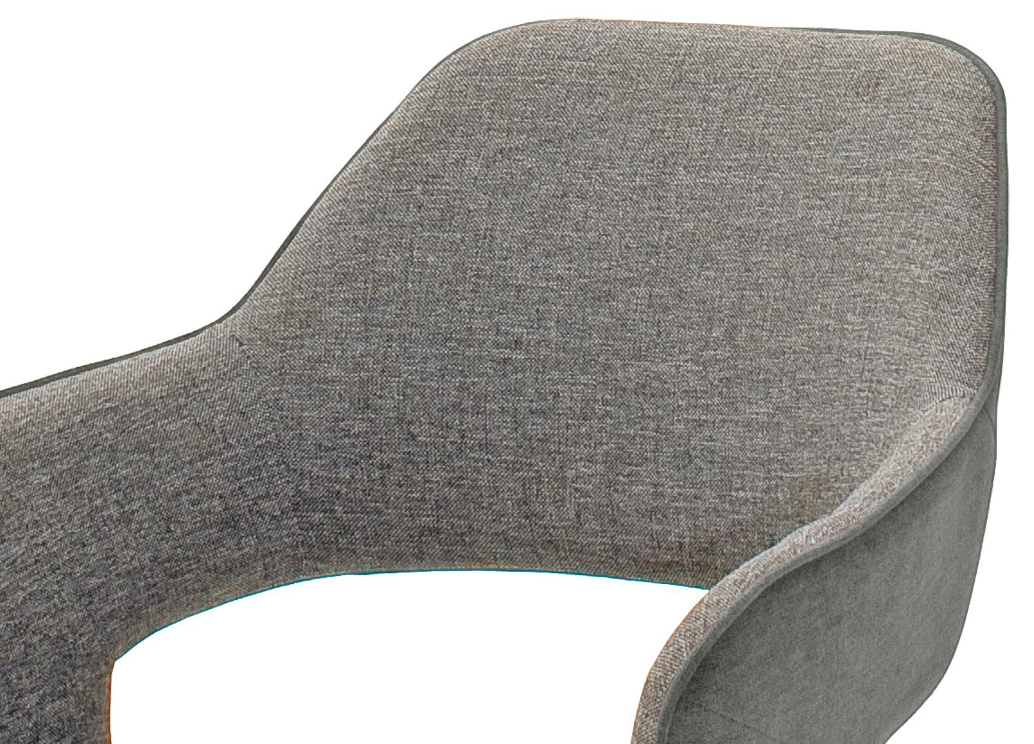 Chaises modernes avec accoudoirs pied traîneau