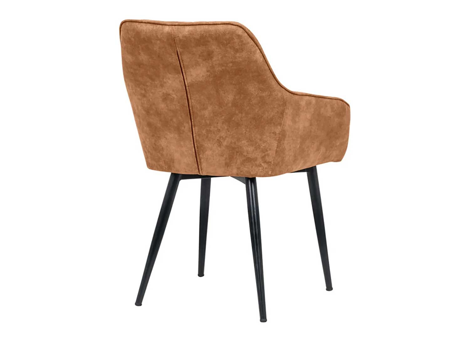 Chaises modernes microfibre marron Issa