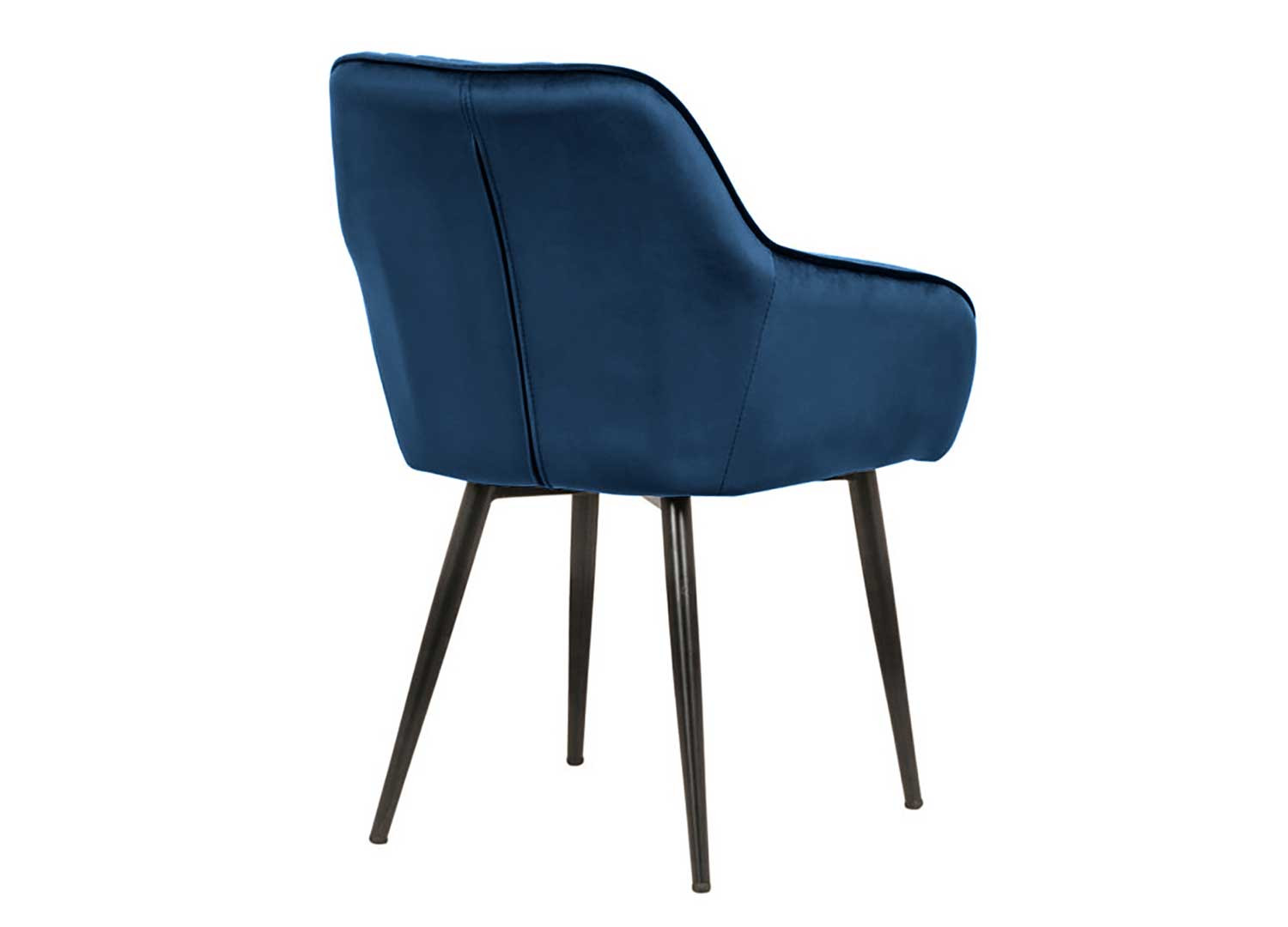 Chaises modernes velours bleu roi