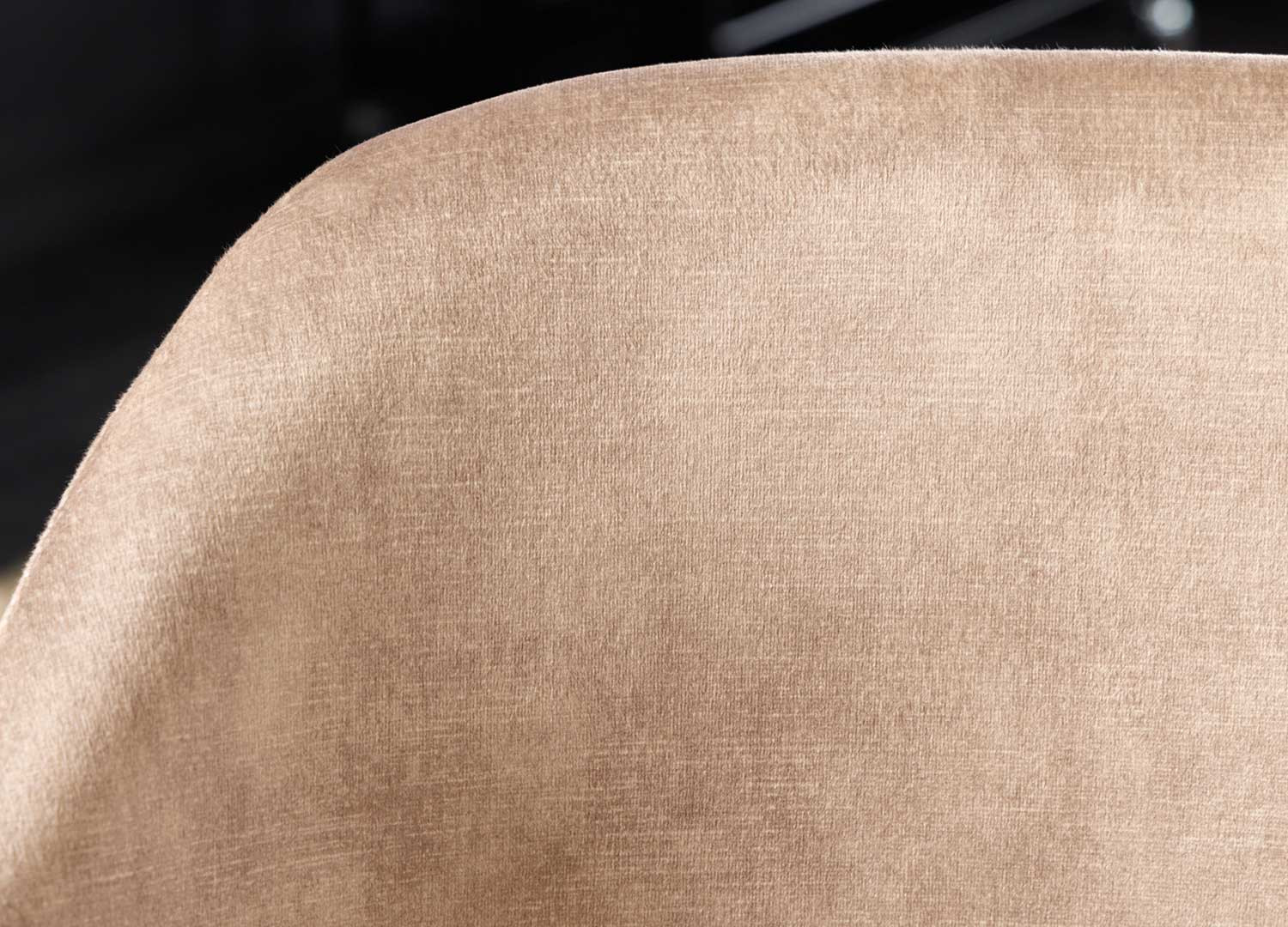 Chaises velours grège