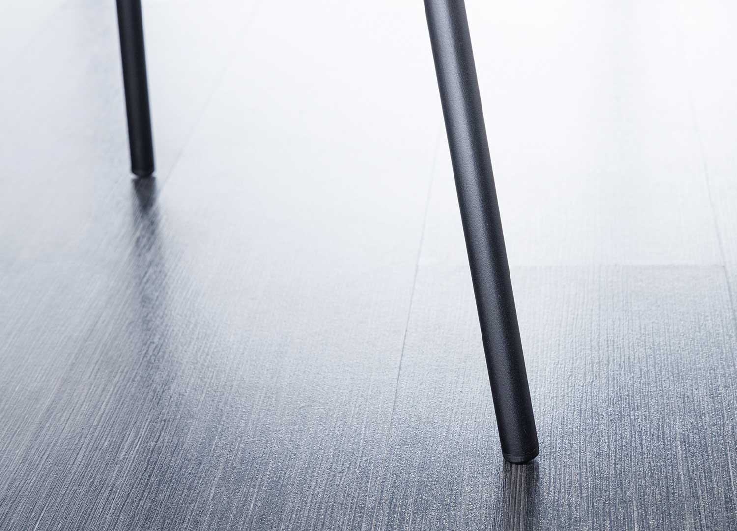Chaises velours gris noir