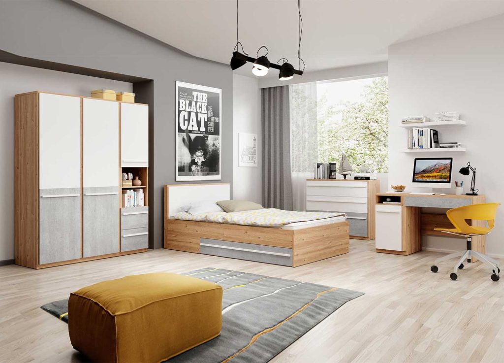 Chambre enfant moderne Pixel