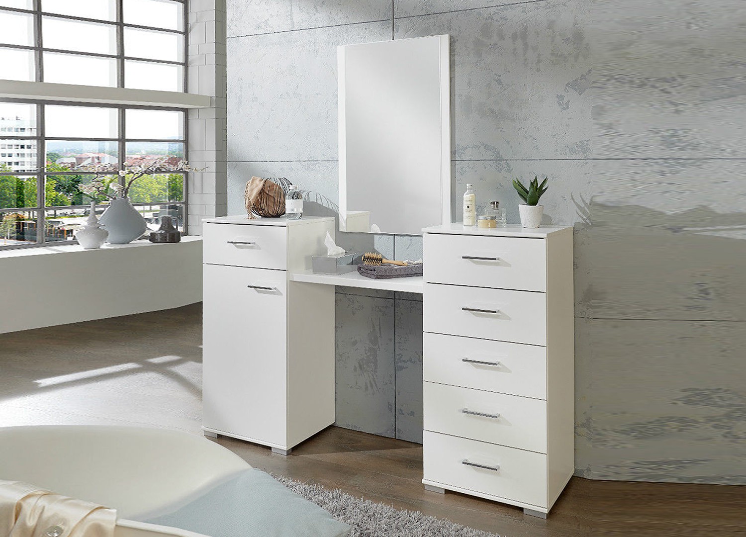 Coiffeuse table de maquillage moderne