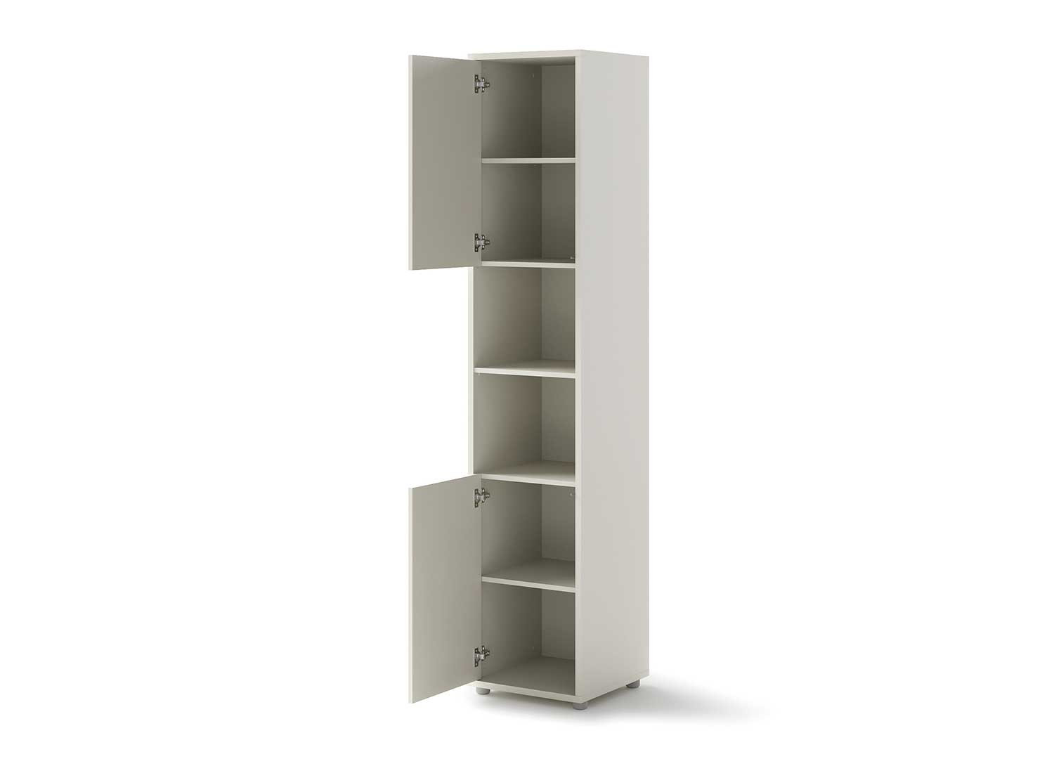 Colonne cachemire 2 portes et 2 niches pour lit vertical 140x200 cm Bed Concept