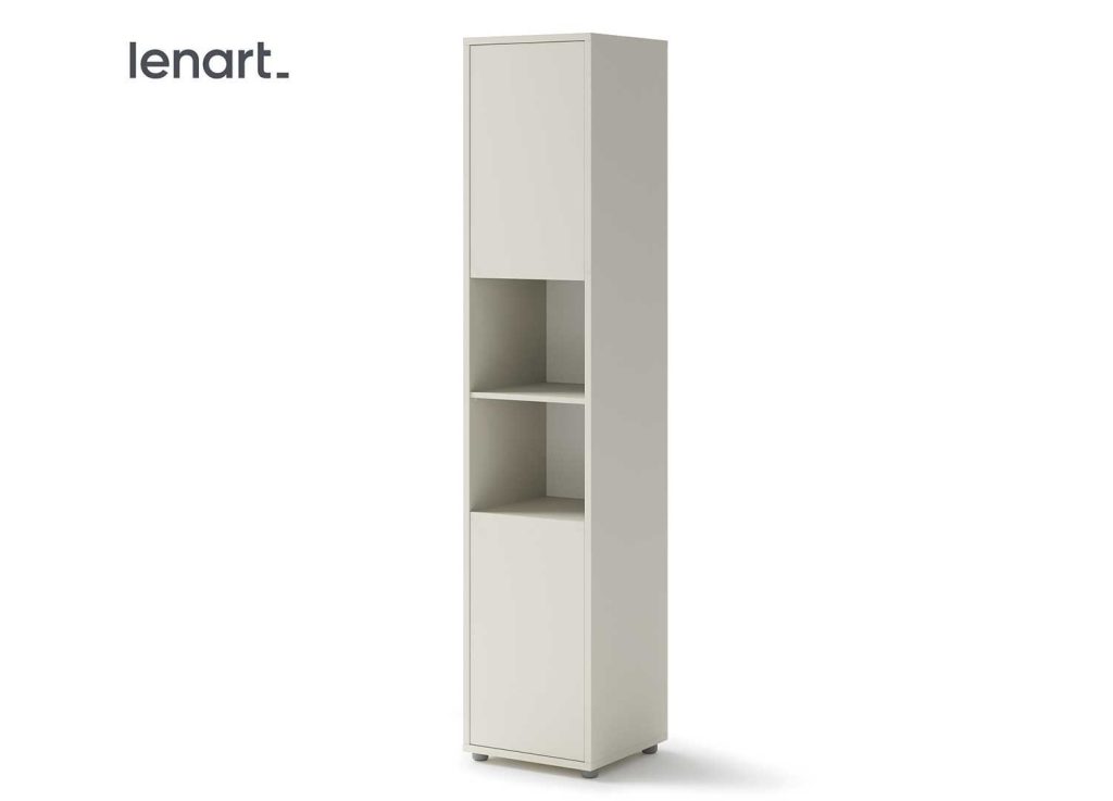 Colonne cachemire 2 portes et 2 niches pour lit vertical 140x200 cm Bed Concept