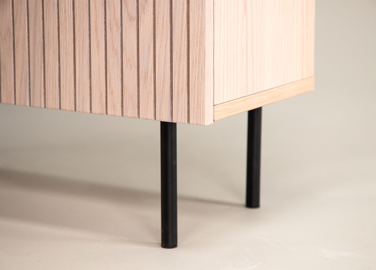 Commode 2 portes bois contemporain