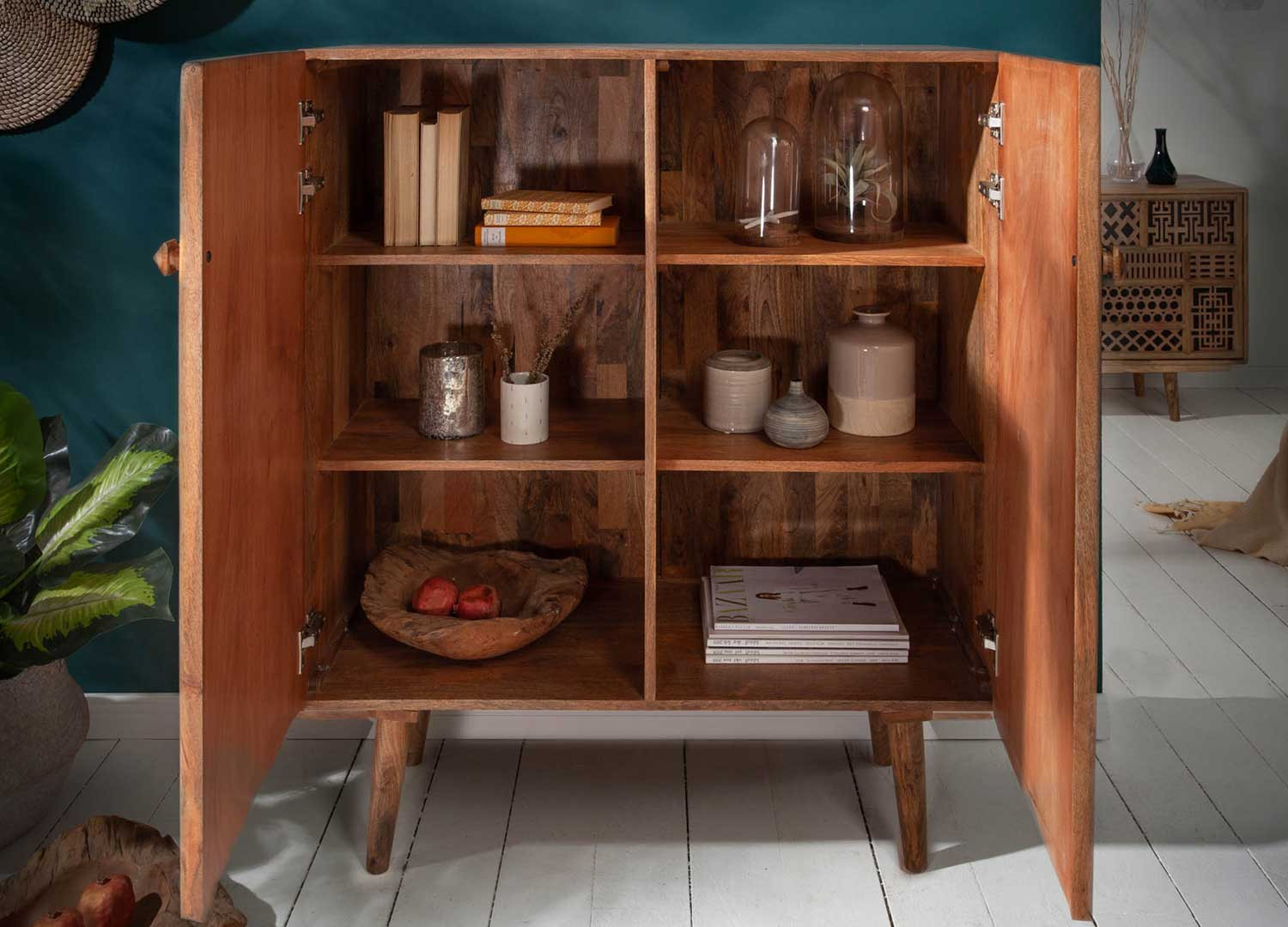 Commode 2 portes style oriental