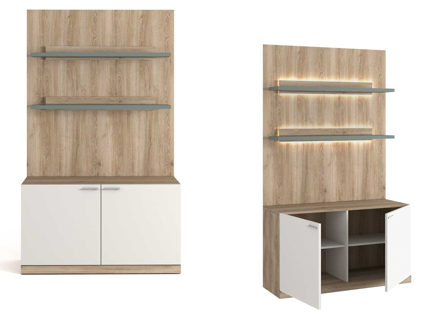 Composition TV murale moderne 360 cm Elska