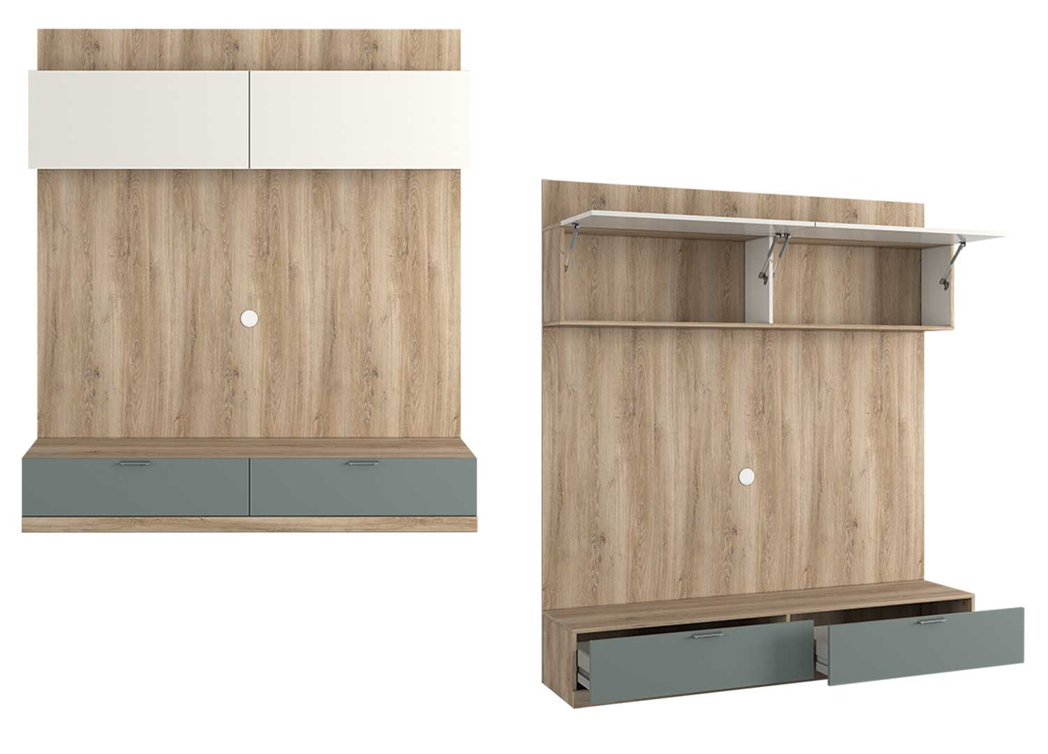 Composition TV murale moderne 360 cm Elska