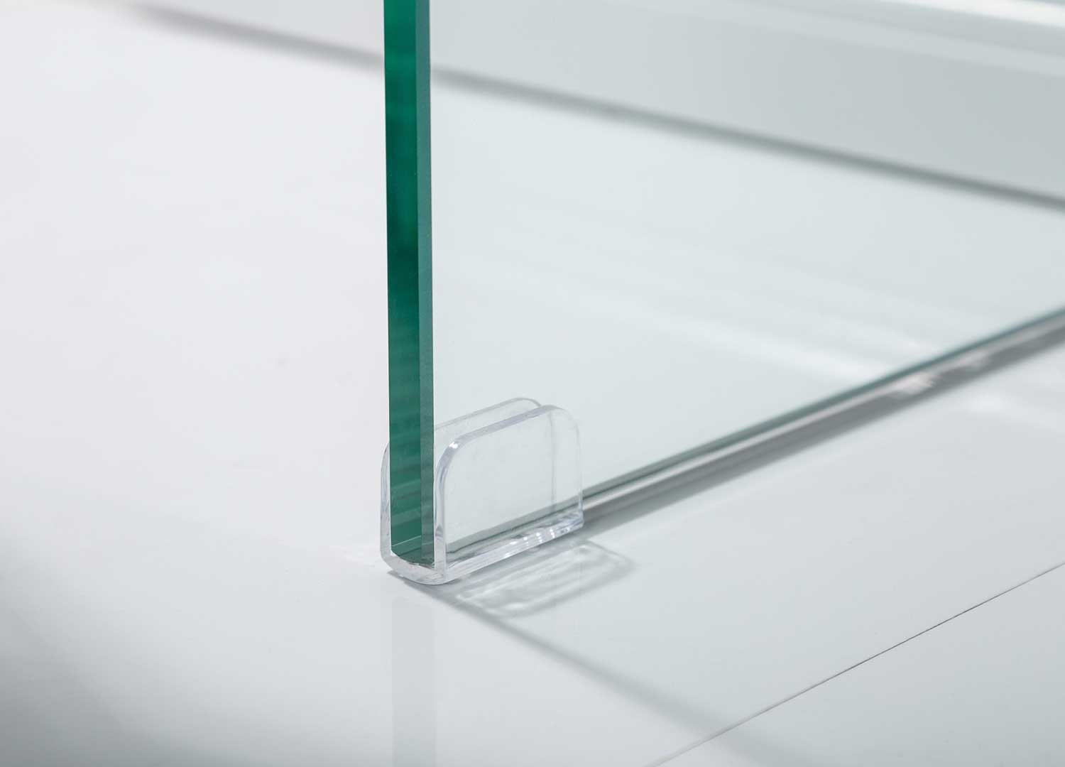 Console d'entrée en verre 100 cm