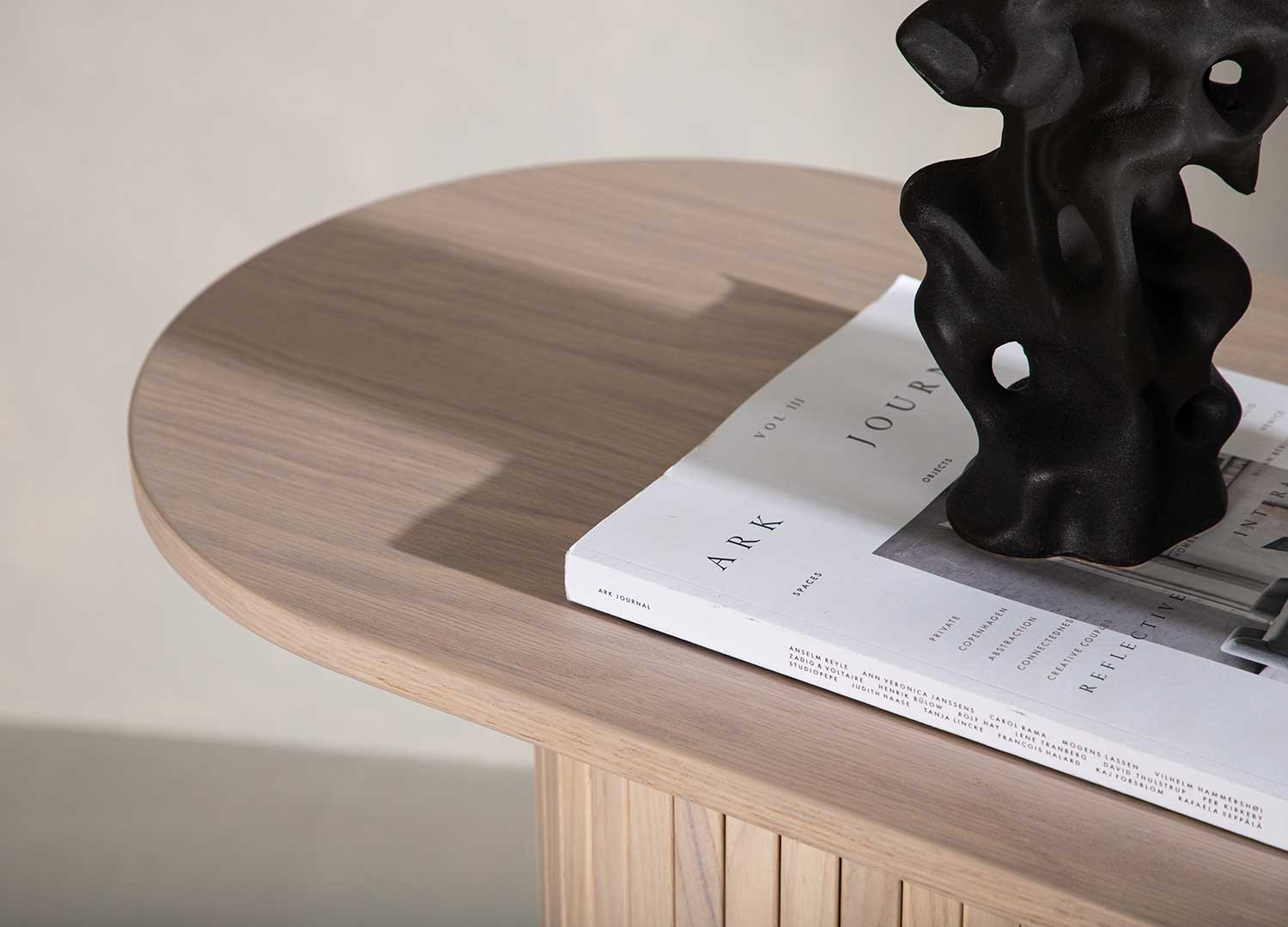 Meuble console en bois contemporaine