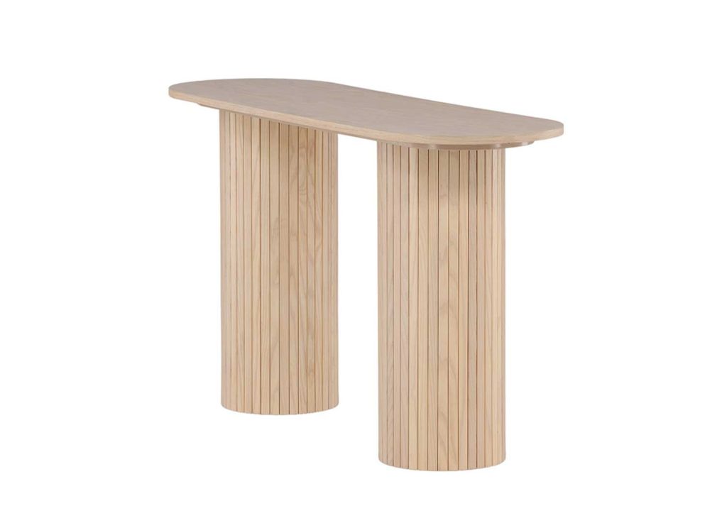 Meuble console en bois contemporaine