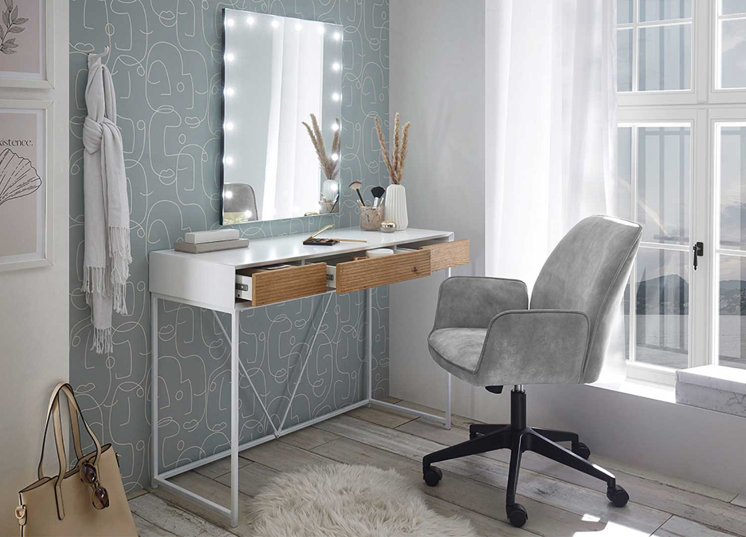 Console moderne pour entrée 3 tiroirs