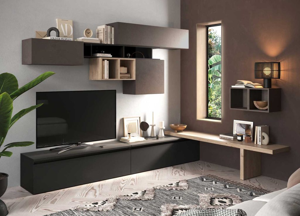 Ensemble de meubles tv avec rangements
