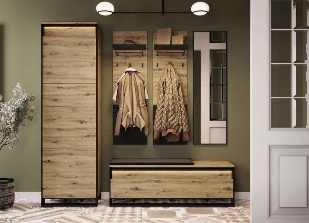 Ensemble d'entrée avec rangements moderne Quant