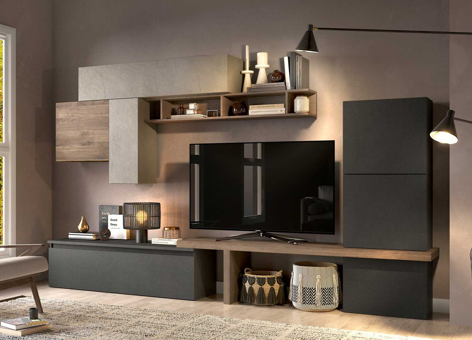 Ensemble meubles tv design 280 cm
