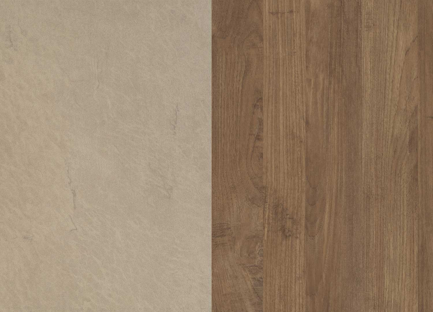 Ensemble télé design argile et chêne mercure Eloa