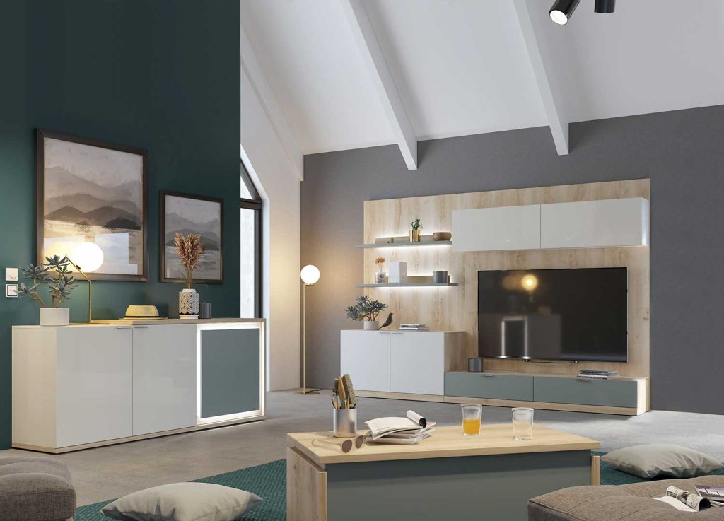 Ensemble TV moderne 300 cm Elska