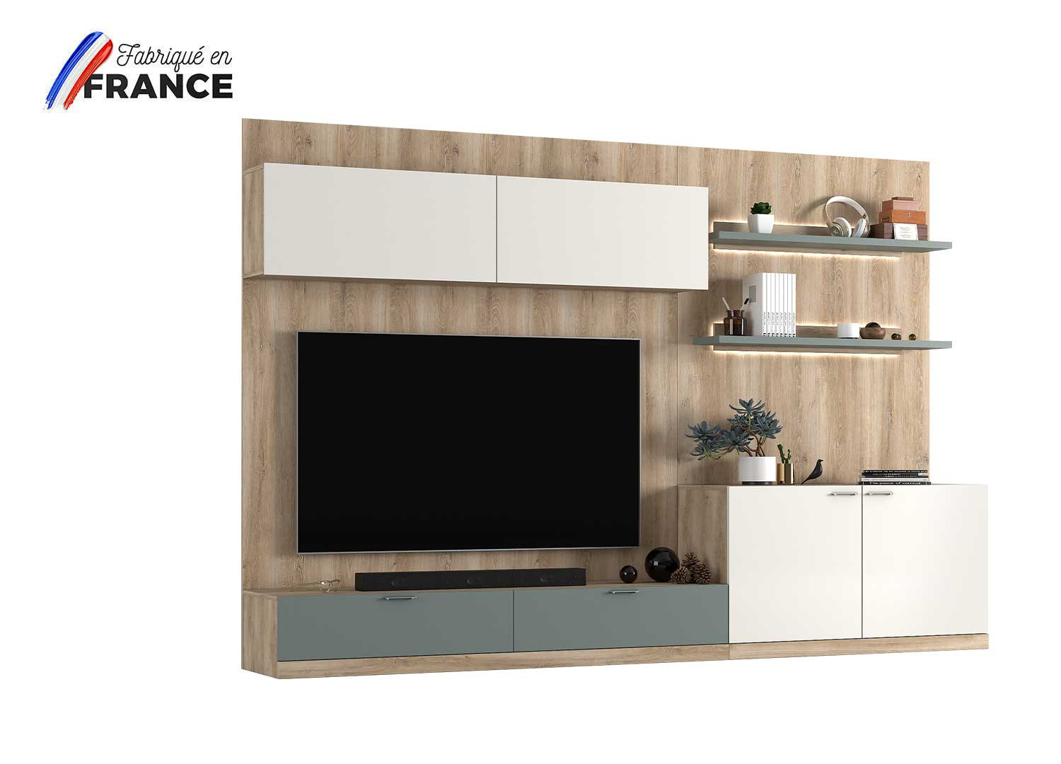 Ensemble TV moderne 300 cm Elska