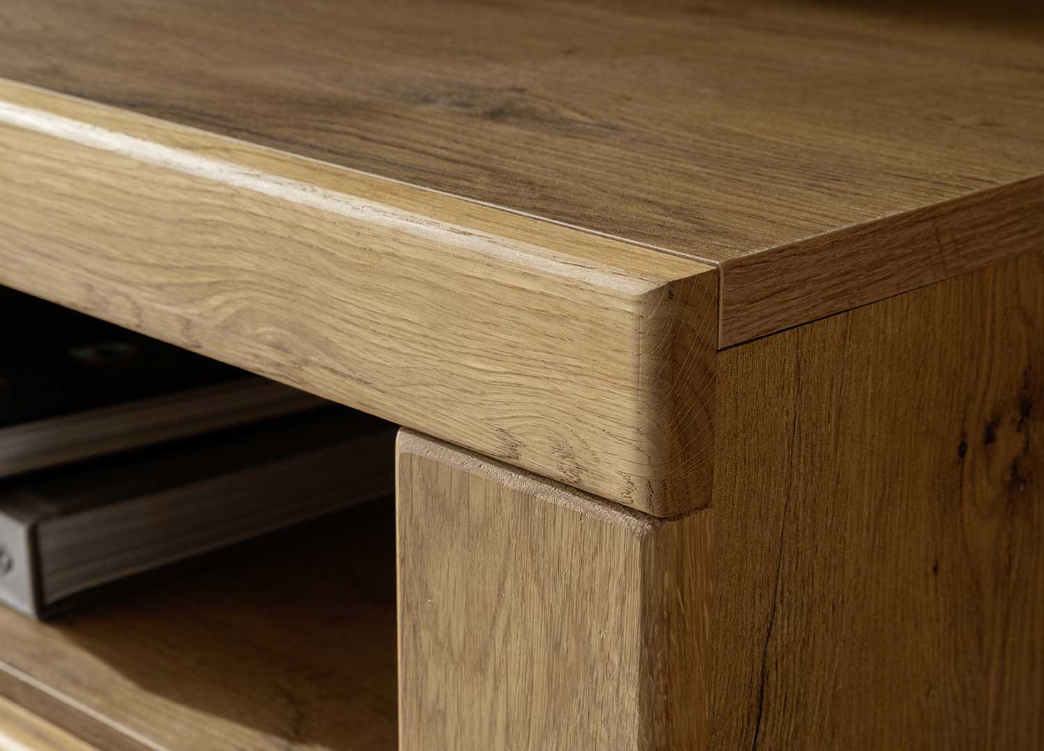 Ensemble TV moderne en bois chêne sauvage Jambo