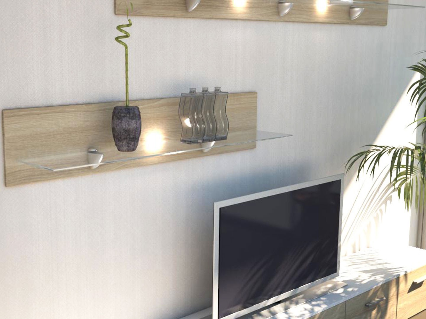Étagère murale design 98 cm