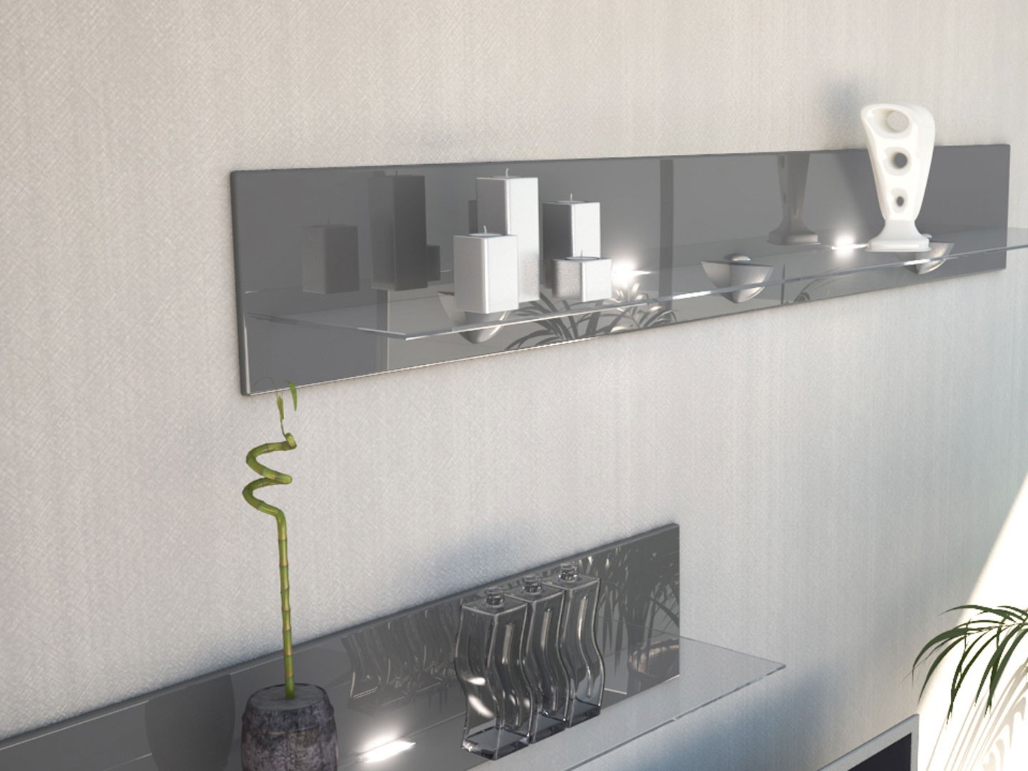 Étagère murale moderne 146 cm