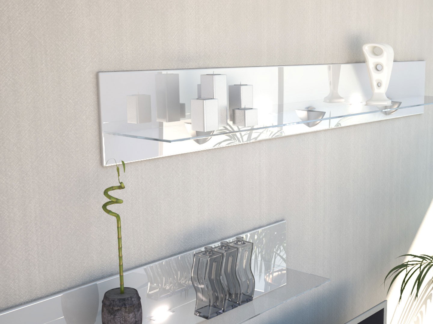Étagère murale moderne 146 cm