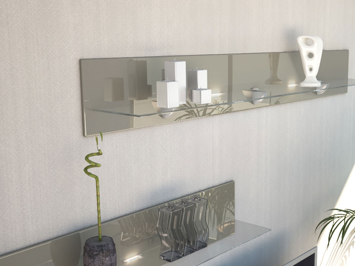 Étagère murale moderne 146 cm