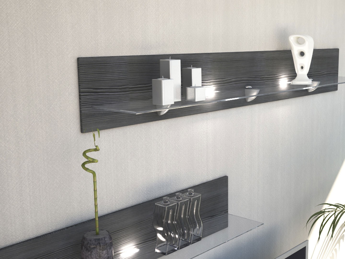 Étagère murale moderne 146 cm