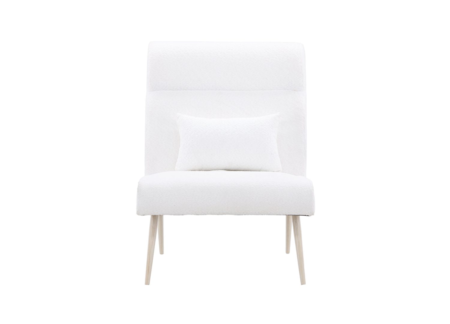 Détail du fauteuil Bloom blanc
